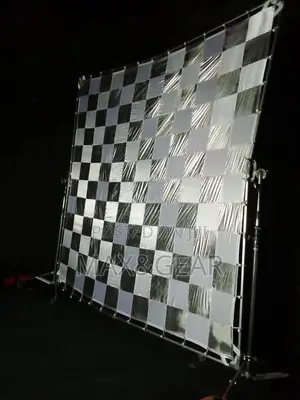 For RENT: 8x8 Silver White Checker Reflector Butterfly - Film