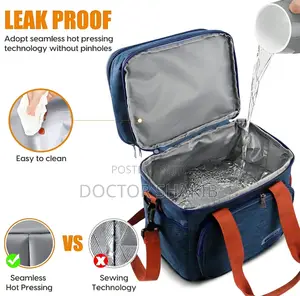 Dual-Compartment Insulated Lunch Bag