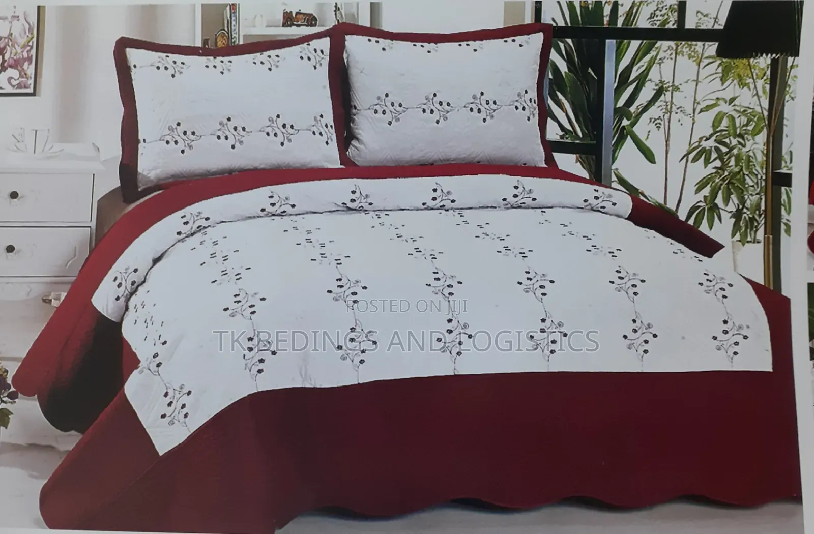 Embroidered Bedspread