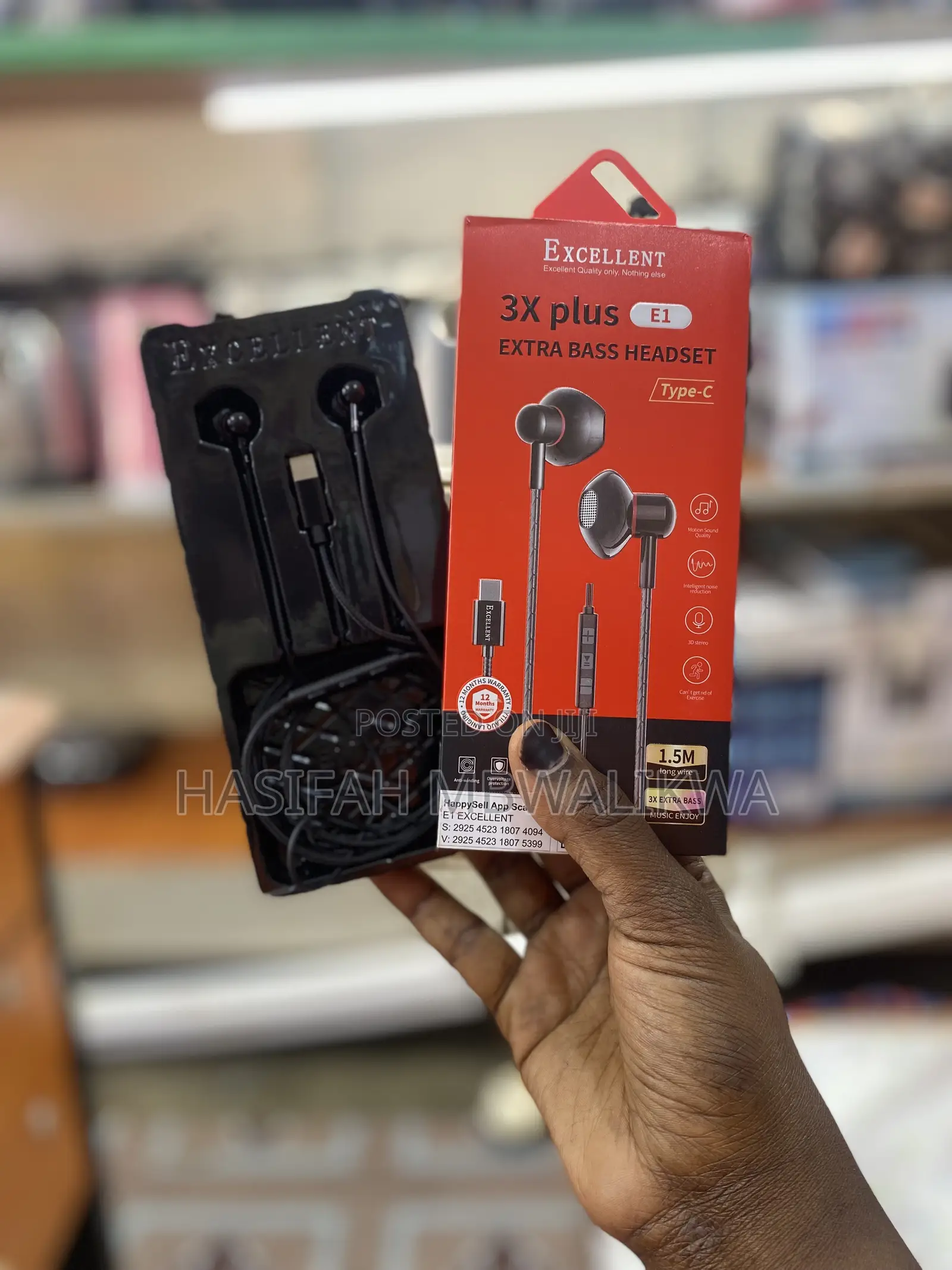 Excellent Type C 3x Plus Extra Bass Headset