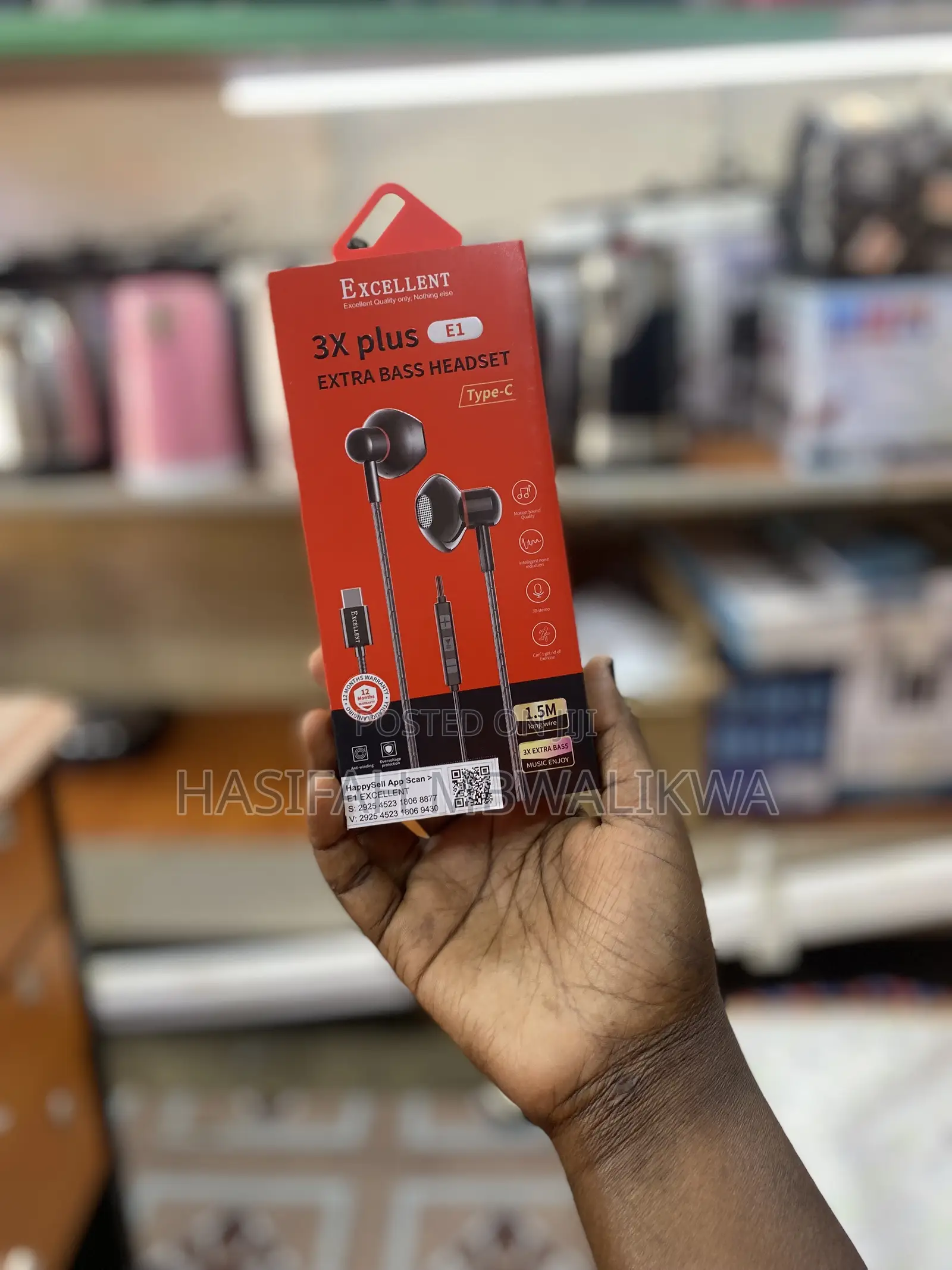 Excellent Type C 3x Plus Extra Bass Headset