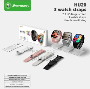Smart Watch- HU20 3 Different Straps