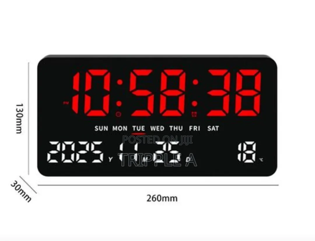 Digital Led WA Clock