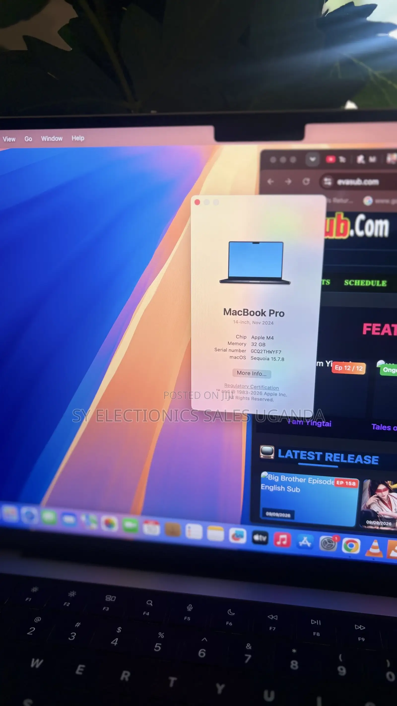 Laptop Apple MacBook Pro 2024 M4 Pro 32GB Nvidia SSD 1T