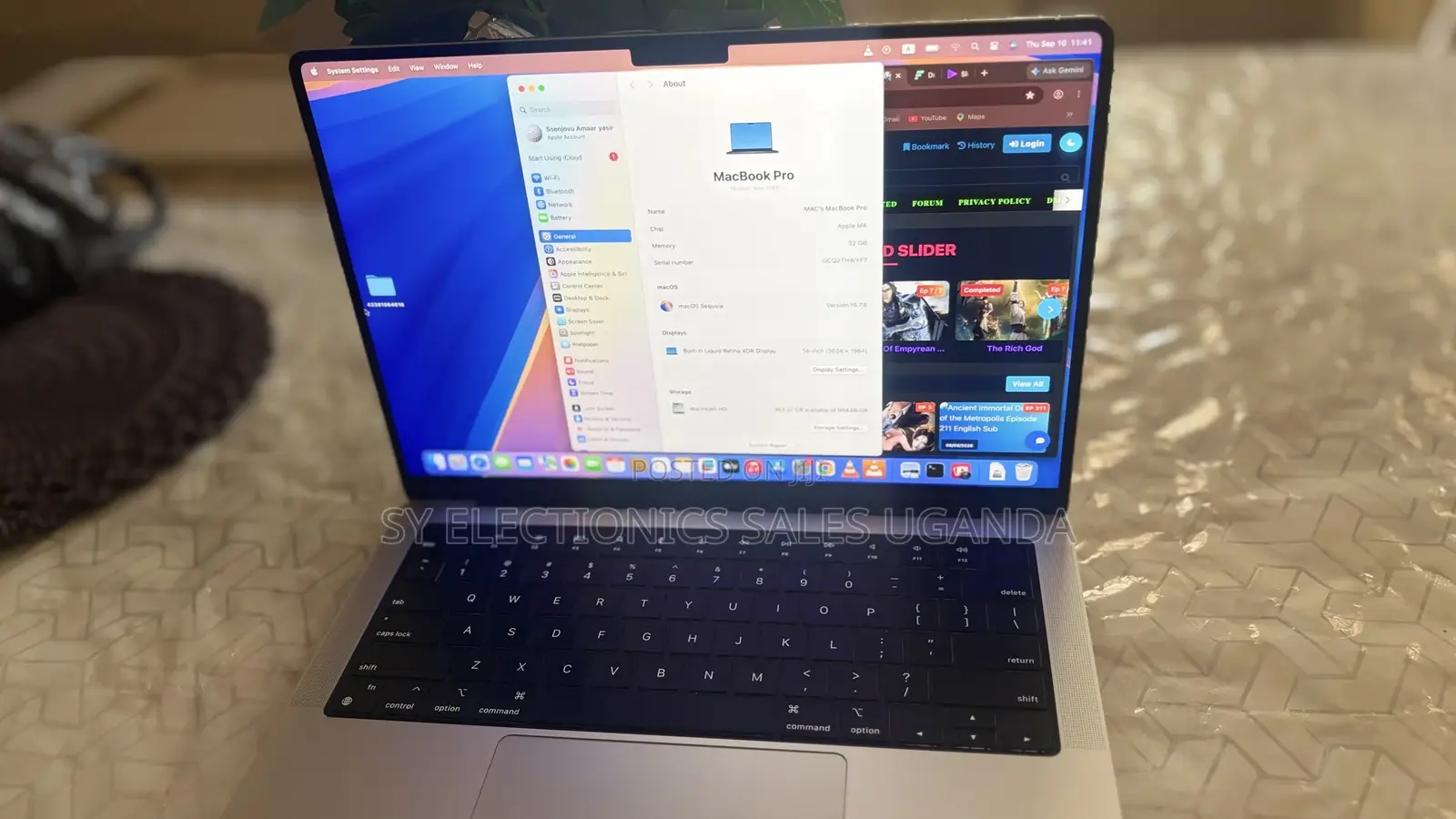 Laptop Apple MacBook Pro 2024 M4 Pro 32GB Nvidia SSD 1T