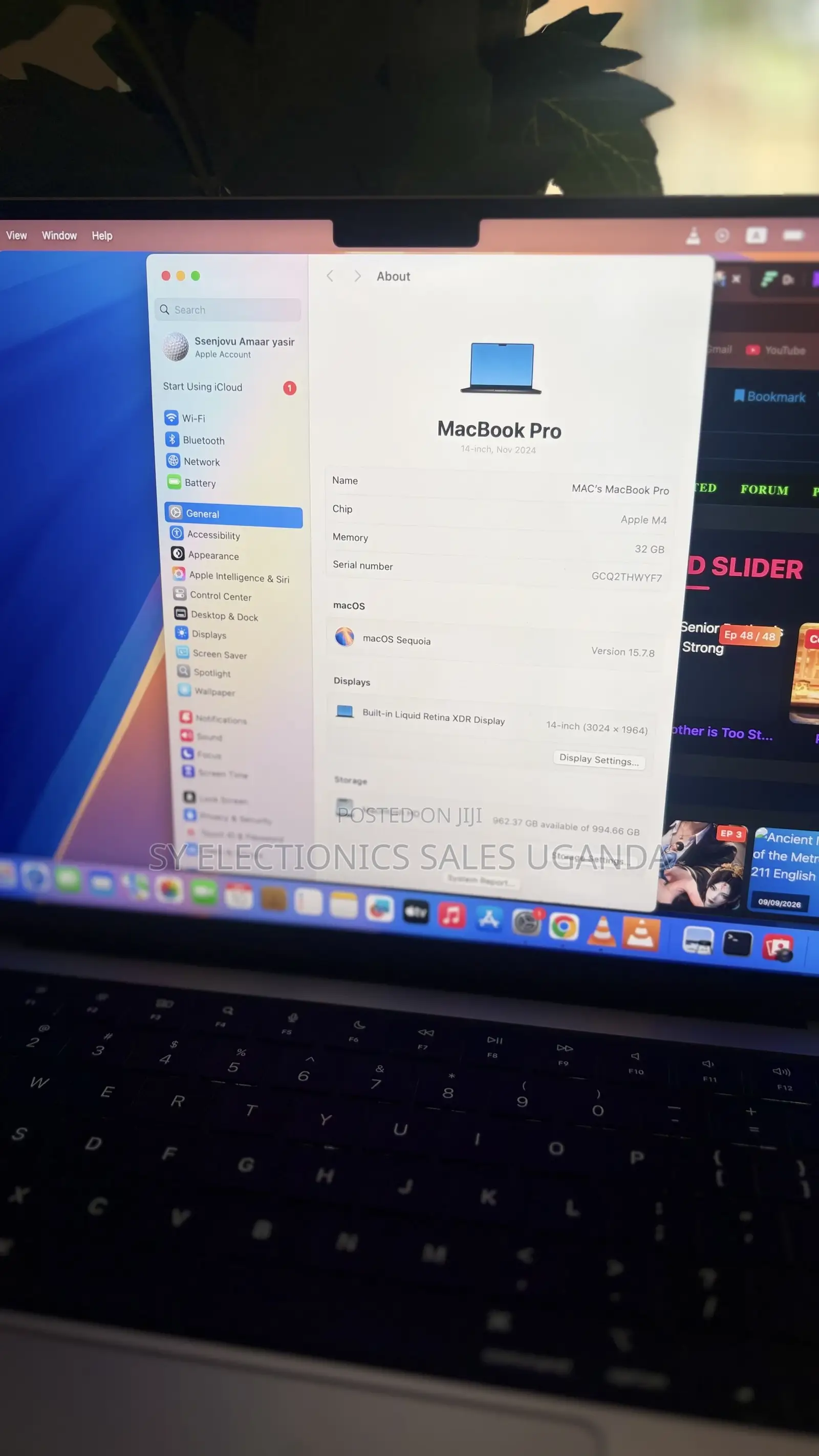 Laptop Apple MacBook Pro 2024 M4 Pro 32GB Nvidia SSD 1T