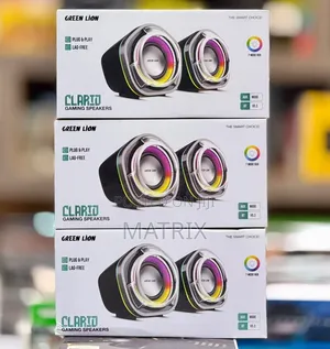 Green Lion Gaming Speakers With Bluetooth 5.3 and AUX Mode