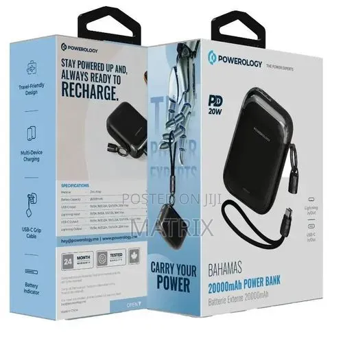 20000mah Power Bank Powerology Bahamas