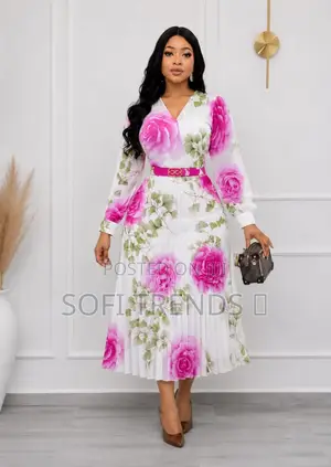 Ladies Long Round Dresses