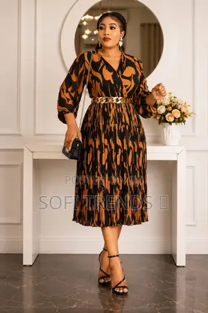 Ladies Long Round Dresses