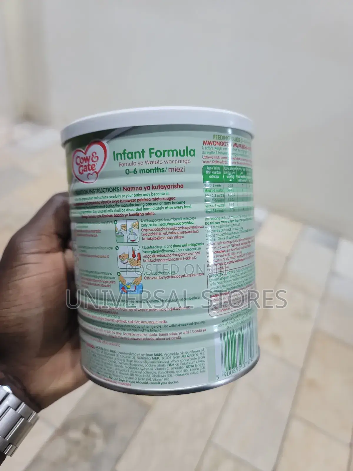 Cow and Gate 0 to 6 Month Baby Formula