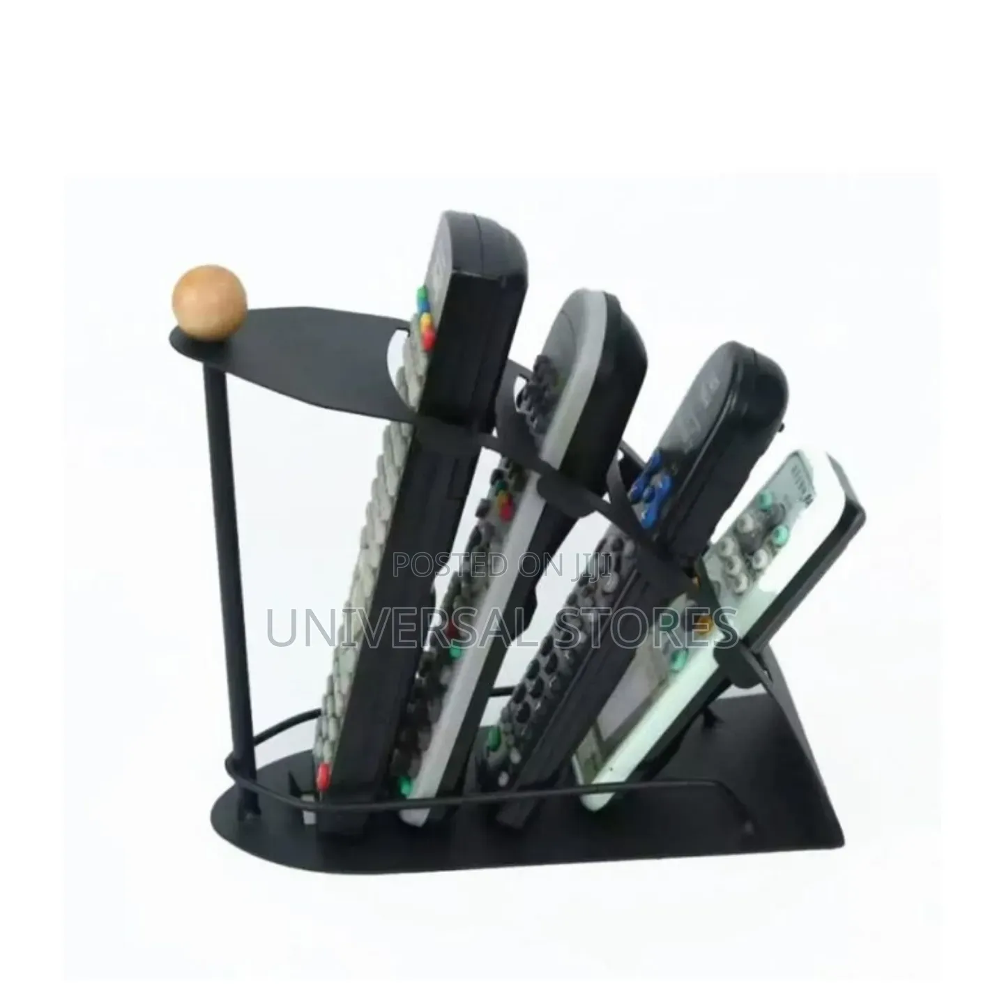 Metallic Remote Organizer/ Holder - Black