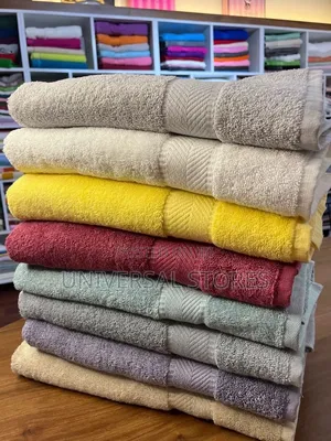 Premium Solid-Color Cotton Bath and Hand Towel
Set