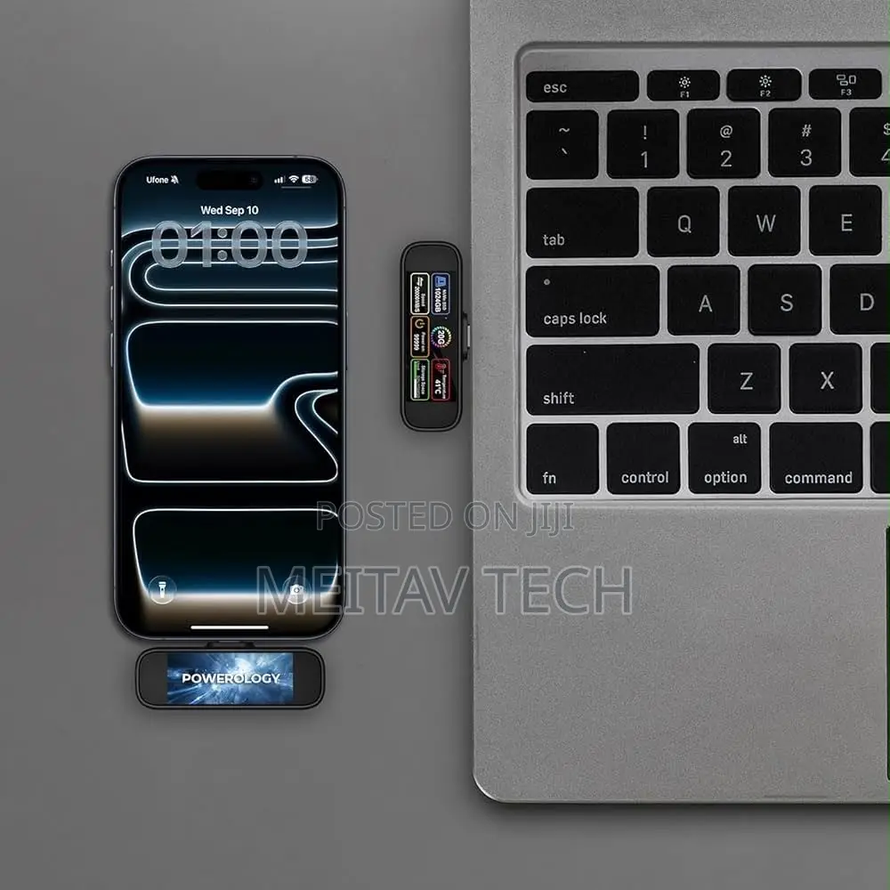 Powerology 512GB Mini Portable SSD Drive