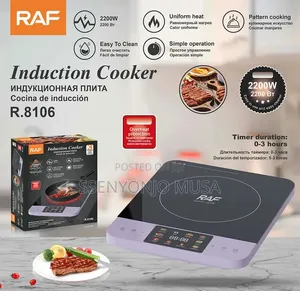 RAF Electric Induction Cooker R.8106 2200W Single Burner Touch Control