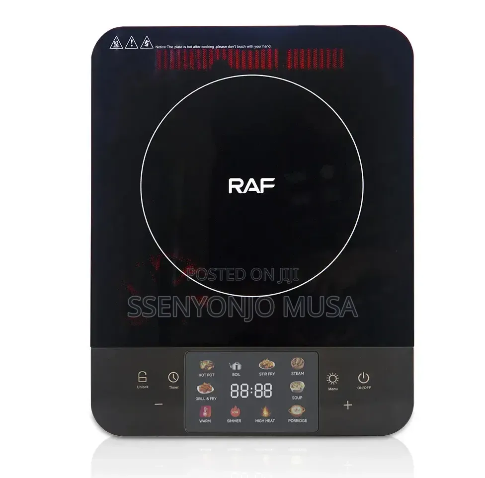 RAF Electric Induction Cooker R.8106 2200W Single Burner Touch Control