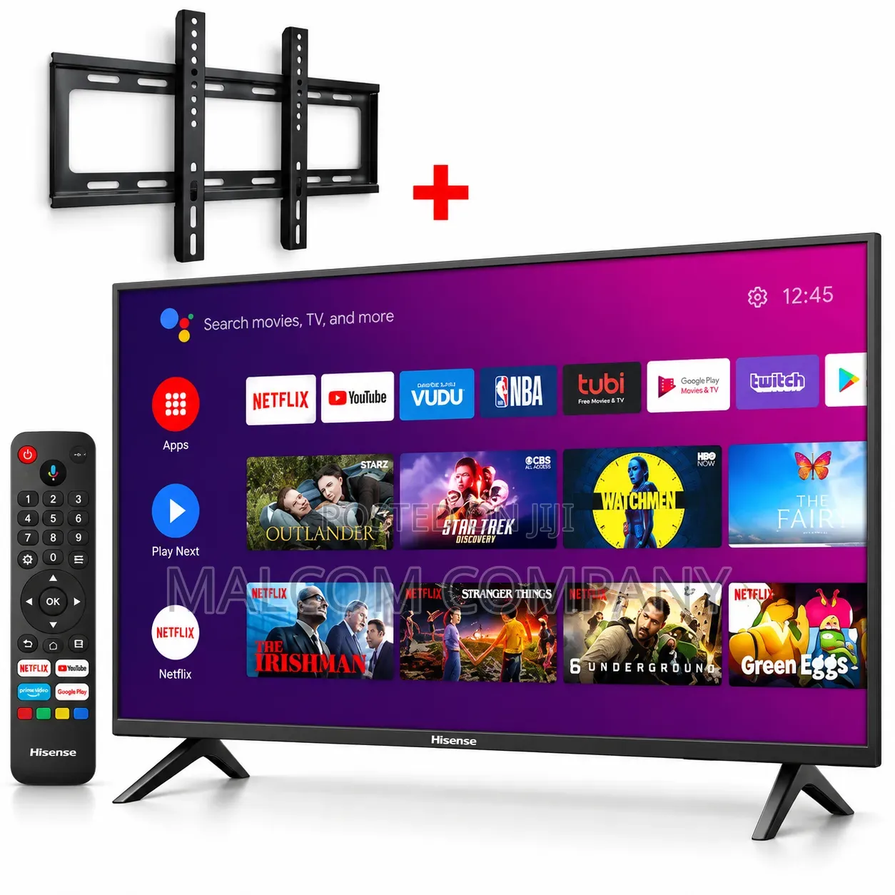 Hisense Smart TV – Android TV, WiFi, Netflix YouTube Uganda