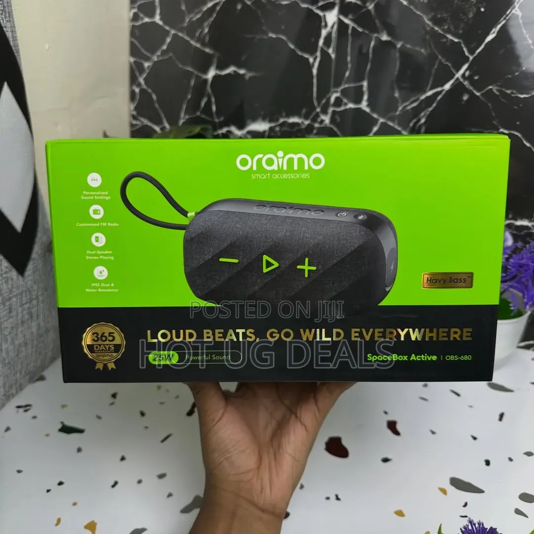 Oraimo SpaceBox Active 25W Powerful Sound Wireless Bluetooth Speaker