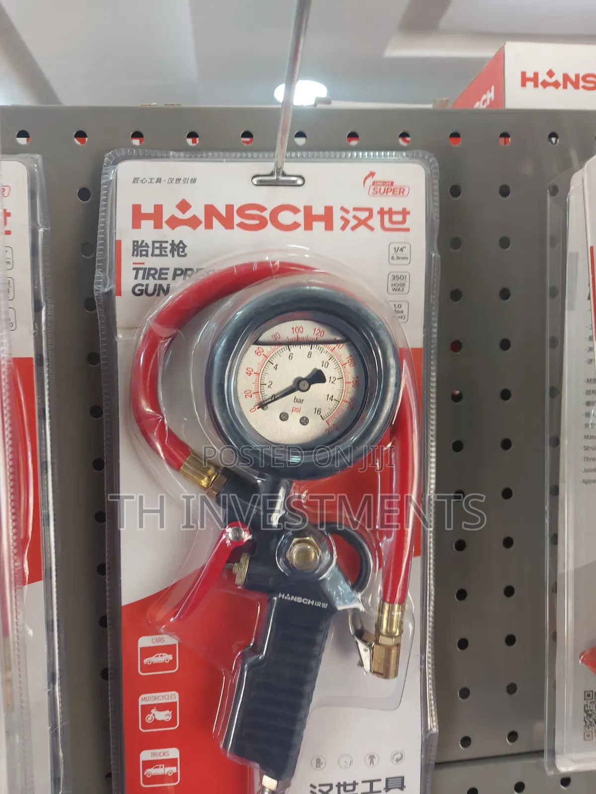 Heavy Duty Tyre Inflating Gun and Gauge