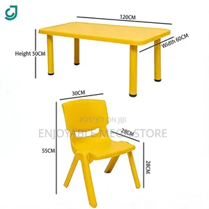 Kindergarten Kids Plastic Table Kids Plastic Table 120cm*60cm