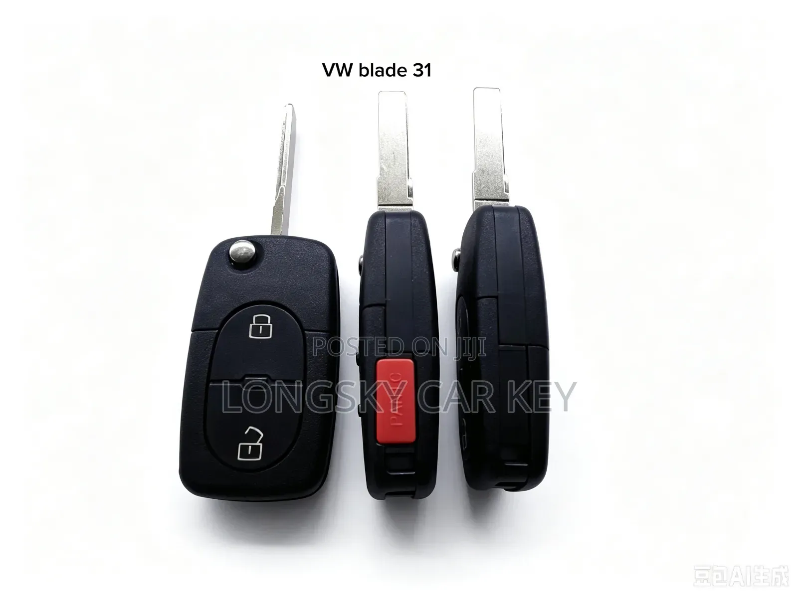 Volkswagen Insert to Start Car Key Shells