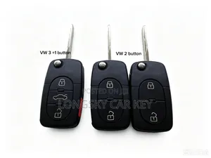 Volkswagen Insert to Start Car Key Shells