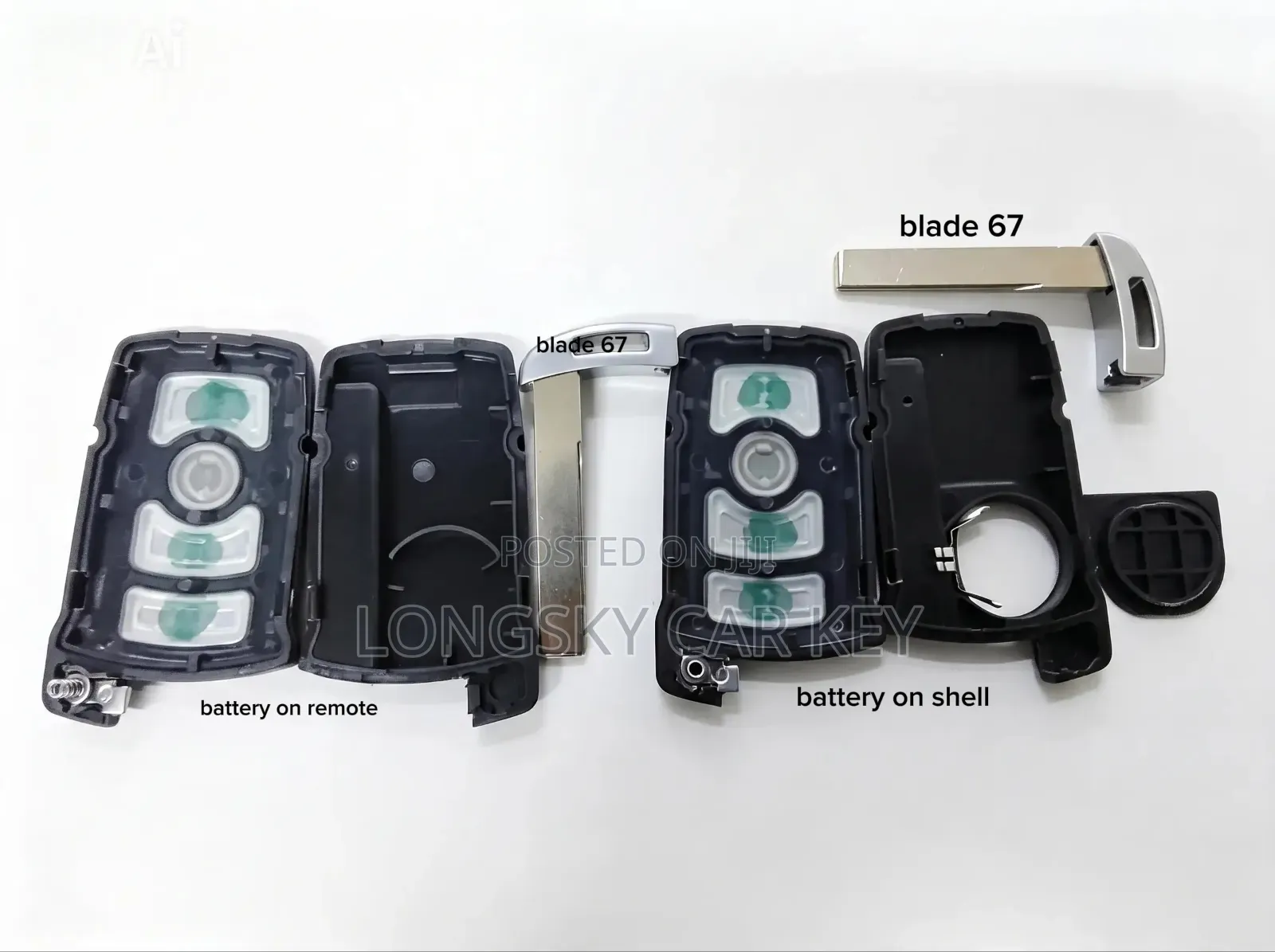 BMW New Half Smart Car Key Shells
