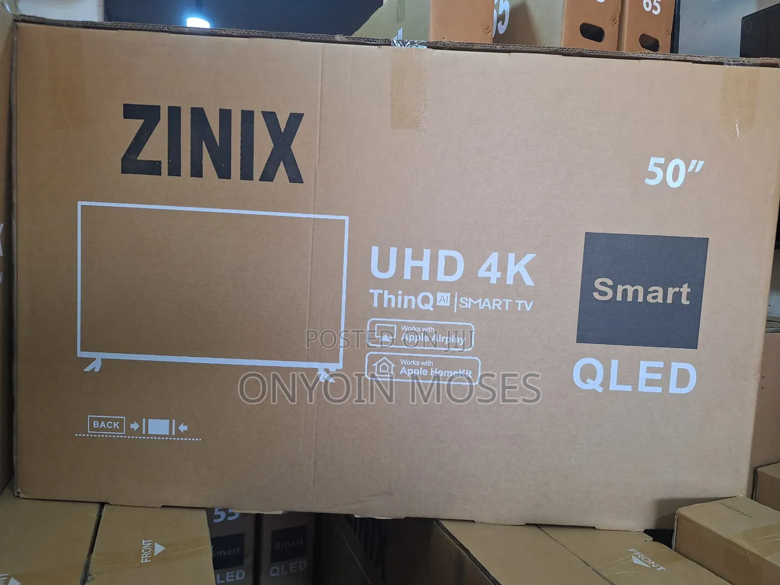 Brand New 50 Inches ZINIX UHD Smart QLED TV