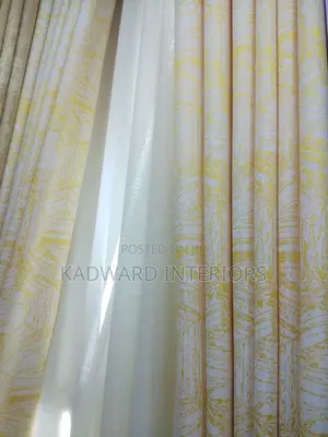 Gold HeaxaGon Curtains Material Per Metre