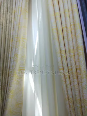 Gold HeaxaGon Curtains Material Per Metre