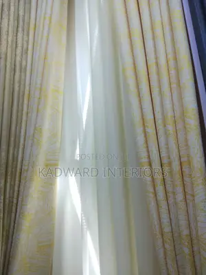 Gold HeaxaGon Curtains Material Per Metre