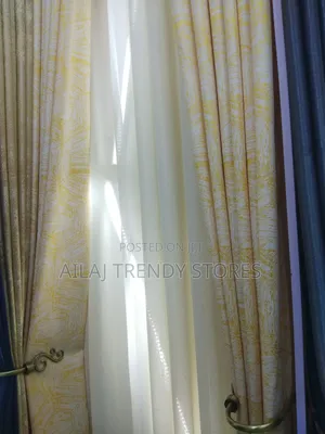 Gold HeaxaGon Curtains Material Per Metre