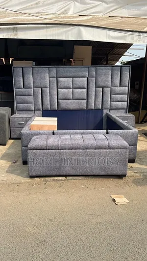 Full Bed Set 5 by 6 Bed in Gray
