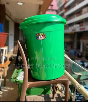 Green Storage Drum Bucket Plastic Bucket 60litres