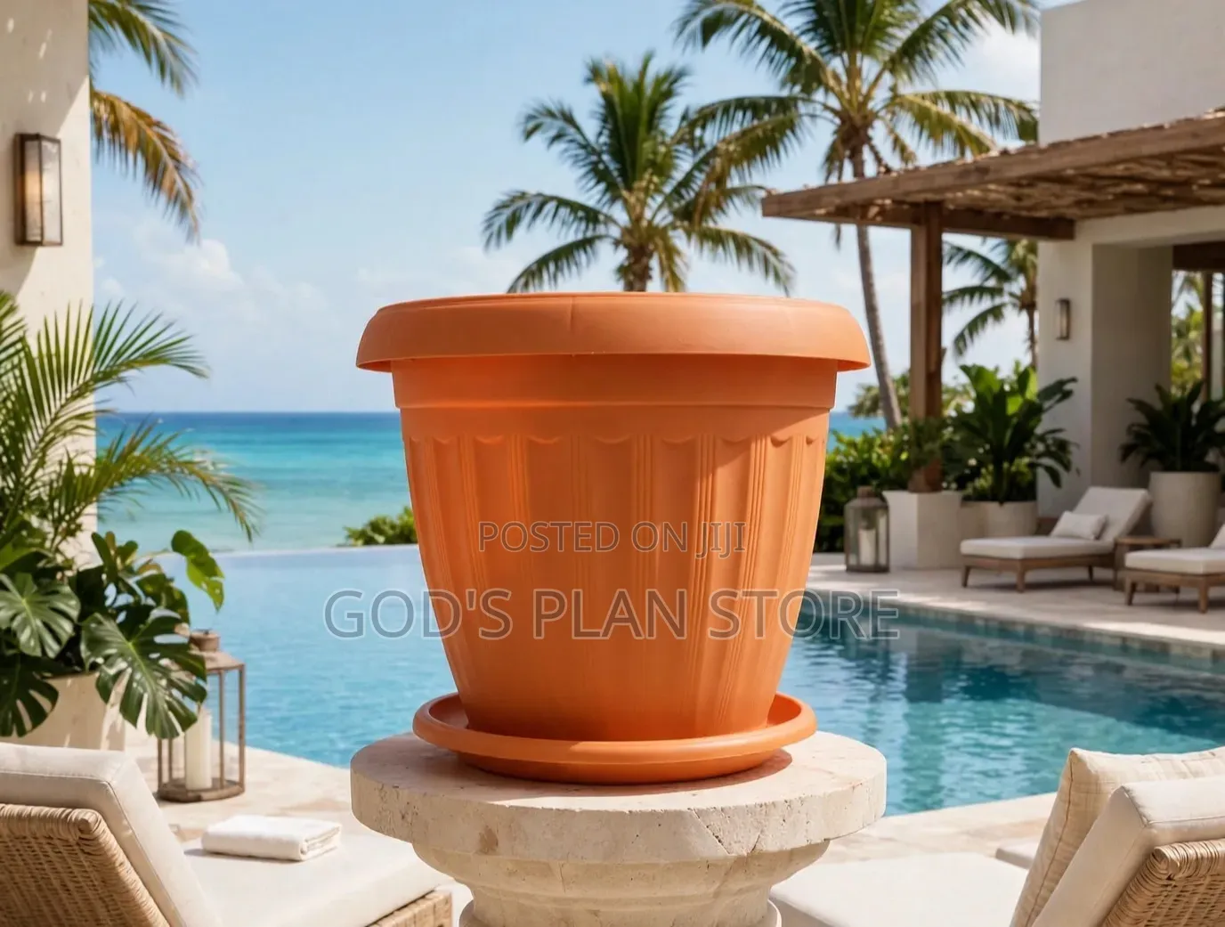 Terracota Plastic Flower Pots Plastic Flower Pots