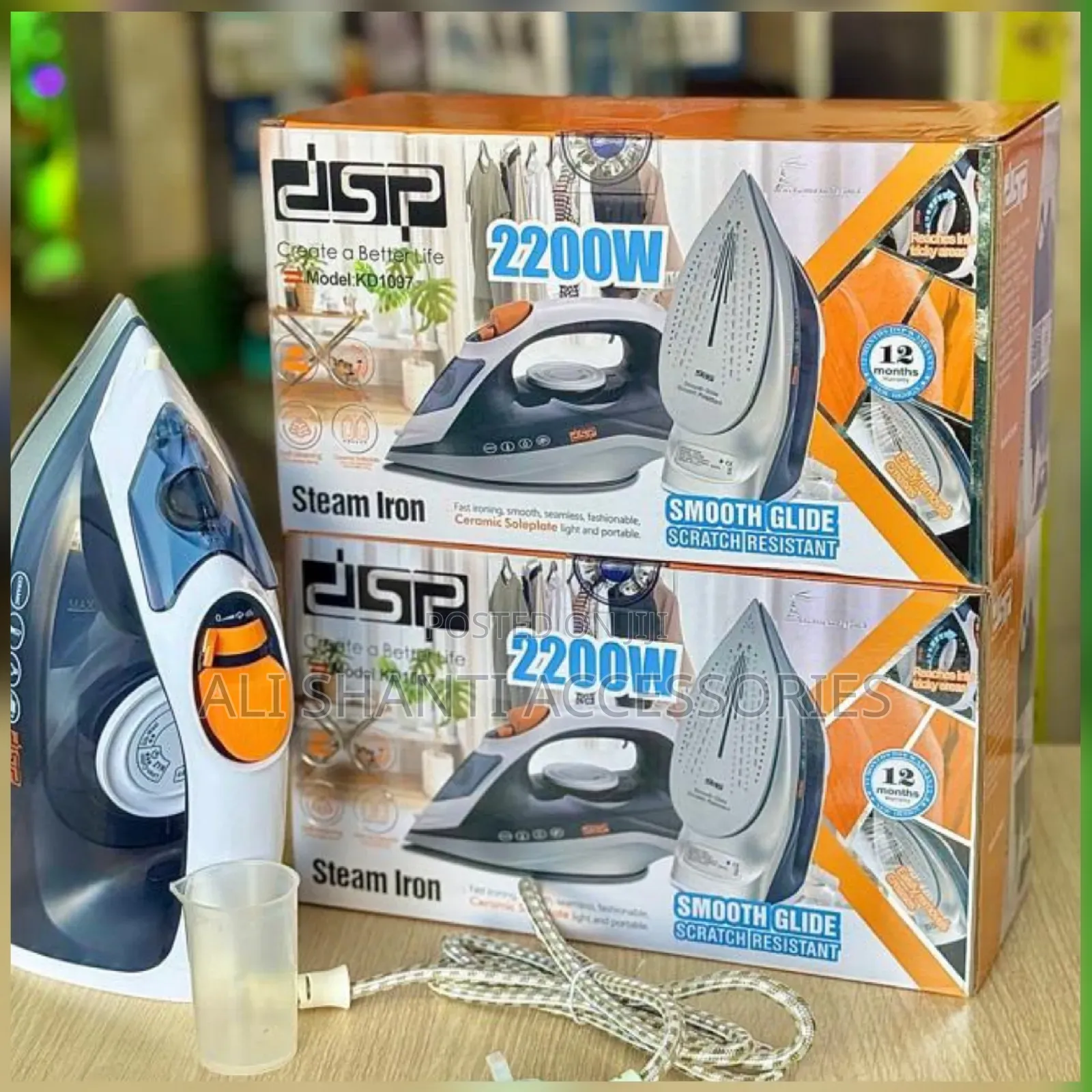 DSP Steam Iron 2200w