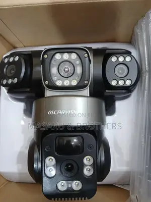 Oscarvision 3-Lens PTZ CCTV Security Camera – Brand New 4G LTE