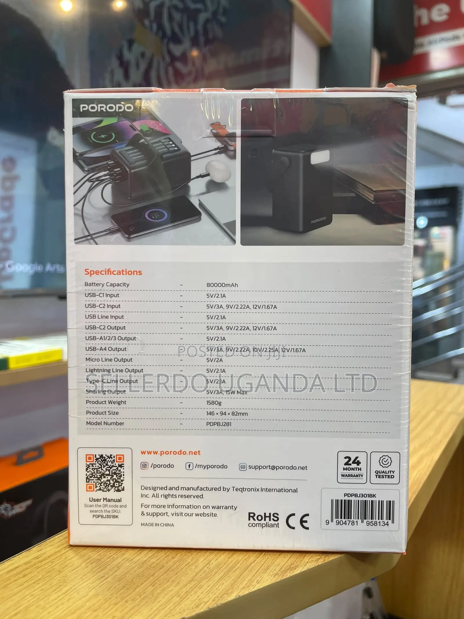 Porodo Multi Pot Power Bank
