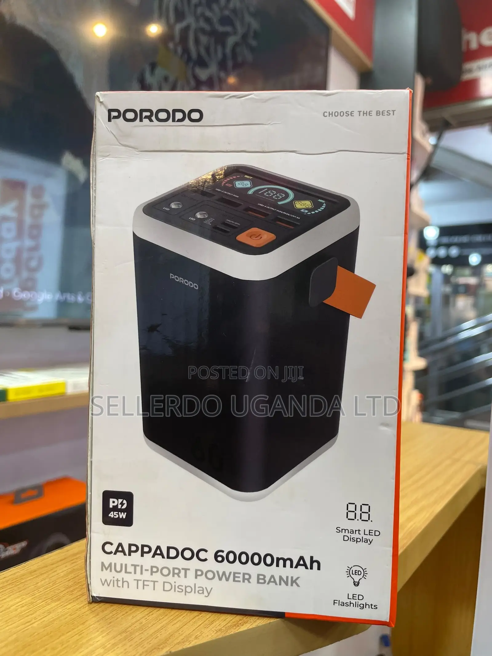 Porodo Multi Port Power Bank 60000mah