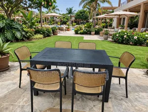Boss Black Plastic Table and Chairs Plastic Table and Chairs
