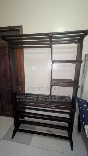 Open Closet and Shoe Rack (Very Good Condition)