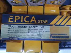 10pcs Impact Socket Set (10, 12, 13, 16, 17, 19, 21, 22, 24mm)