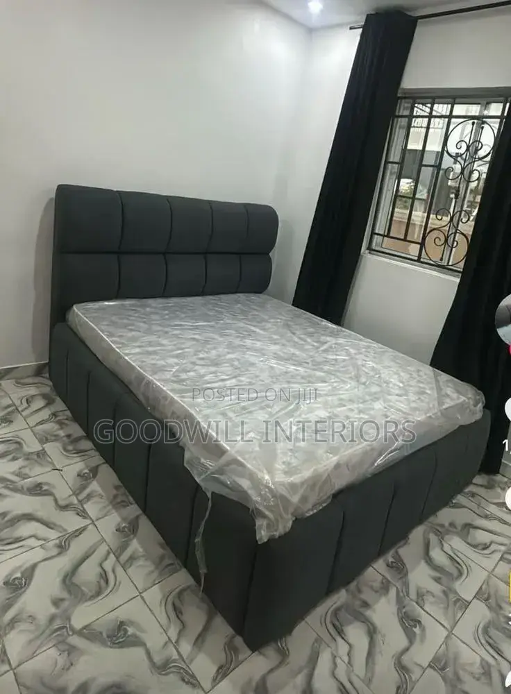 6 by 6 Bed in Gray Color
