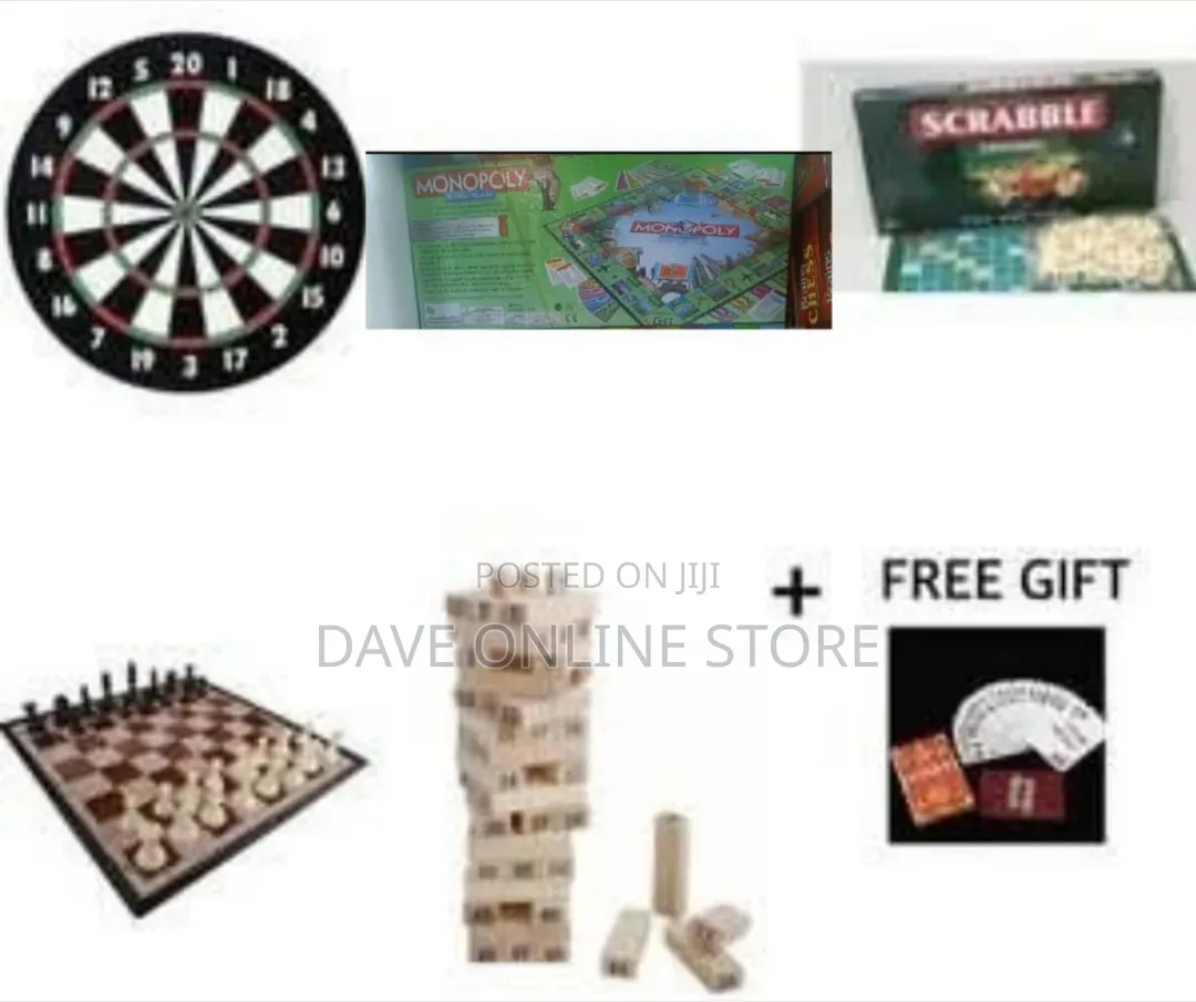 5 in 1 Board Games Dart