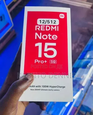 New Xiaomi Redmi Note 15 Pro+ 512 GB Black