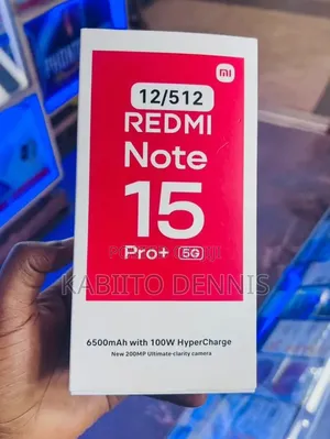 New Xiaomi Redmi Note 15 Pro+ 512 GB Black