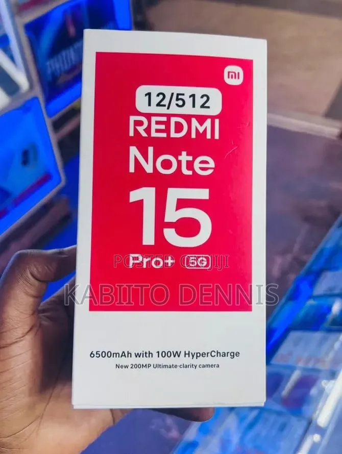 New Xiaomi Redmi Note 15 Pro+ 512 GB Black