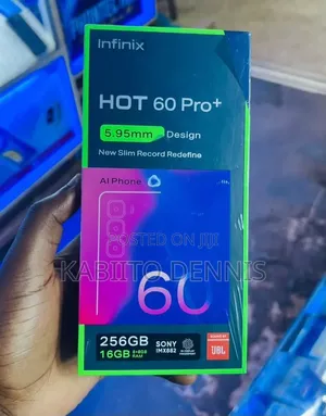 New Infinix Hot 60 Pro+ 256 GB Black