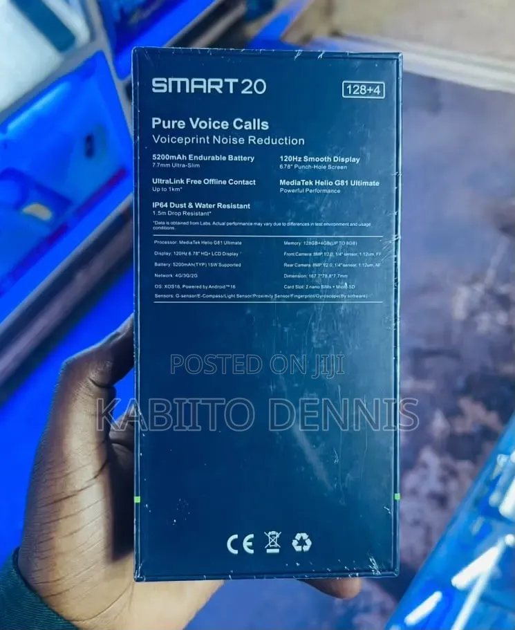 New Infinix Smart 20 128 GB Orange