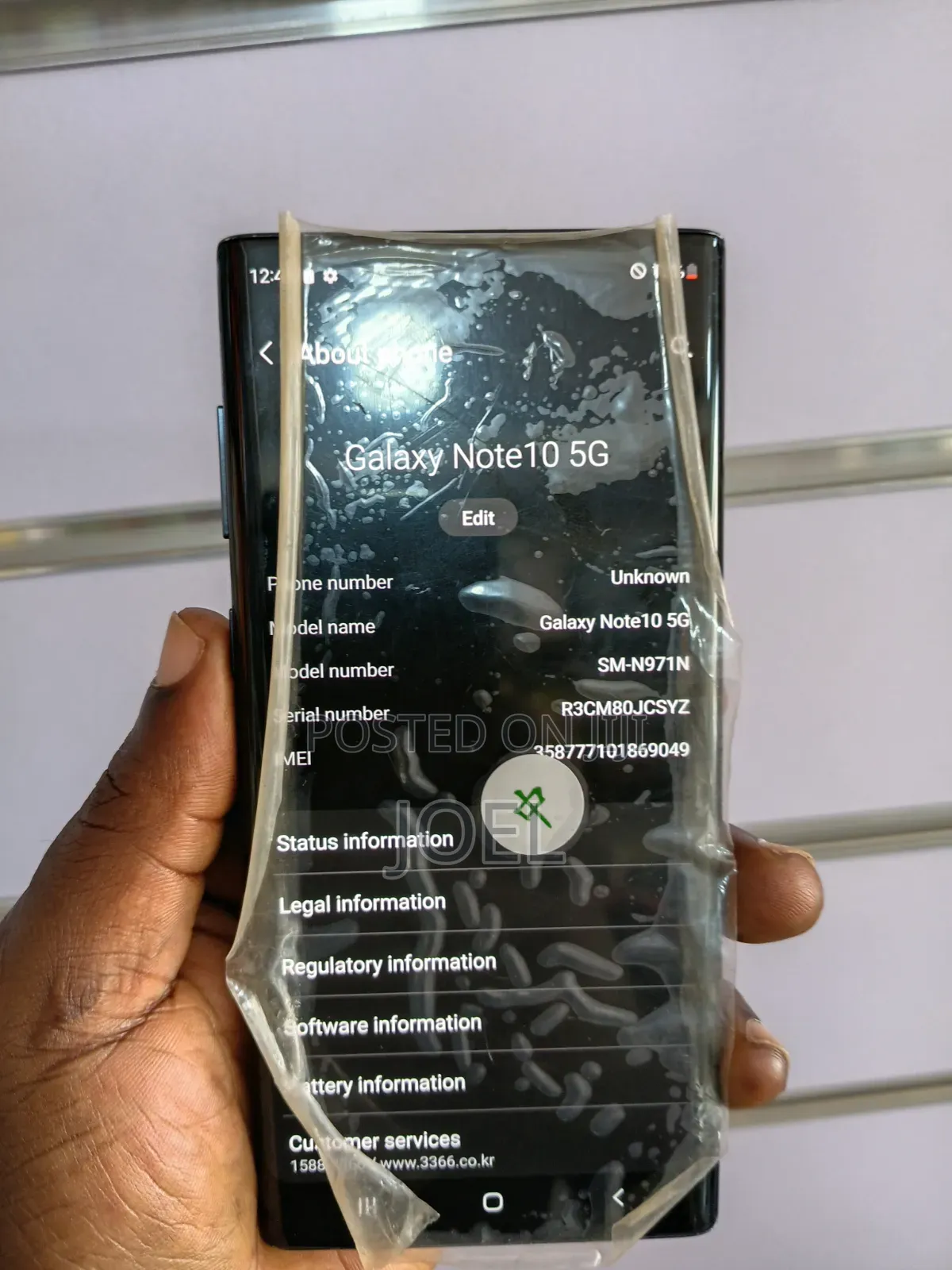 Samsung Galaxy Note 10 5G 256 GB Black